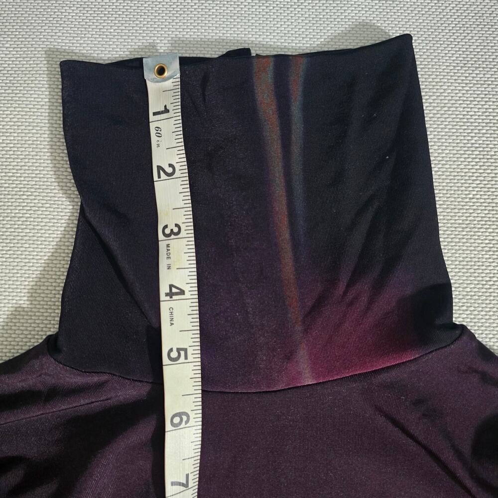 Anthropologie Sisters Black Nova Aline Long-Sleeve High-Neck Maxi Dress Sz 2 - Picture 5 of 16